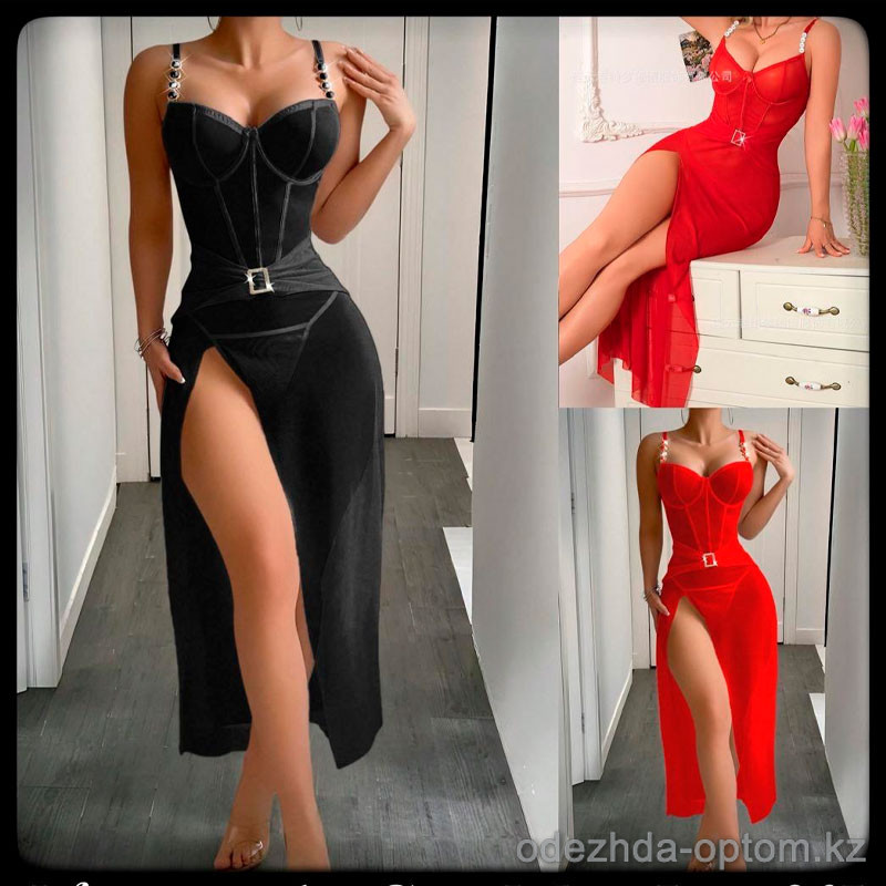 b5-7036-4 Пеньюар женский полу-прозрачный, S-XL, 1 пачка (4 шт) b5-7036-4 Пеньюар женский полу-прозрачный, S-XL, 1 пачка (4 шт)