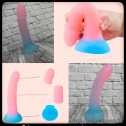 b5-0627 Фаллос "Радуга", 1 шт