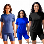 z2-WH9003 Купальник женский спортивный, большие размеры, 2XL-6XL, 1 пачка (5 шт)