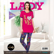 e1-12523 Lady Lingerie Комплект женской домашней одежды, M-XL, cotton, 1 пачка (3 шт)