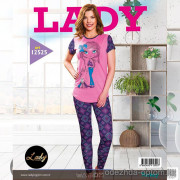 e1-12525 Lady Lingerie Комплект женской домашней одежды, M-XL, cotton, 1 пачка (3 шт)