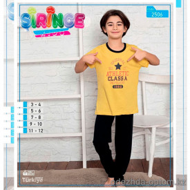 e1-2506-1 Sirince kids Комплект детской домашней одежды на мальчика, 3-12 лет, cotton, 1 пачка (5 шт)