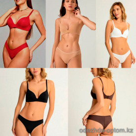 b13-1319 Комплект нижнего белья: бюстгальтер и трусики, чашка B, 1 пачка (3 шт) b13-1319 Комплект нижнего белья: бюстгальтер и трусики, чашка B, 1 пачка (3 шт)