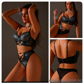 b4-2286 Комплект эротического белья, M-XL, 1 пачка (3 шт)