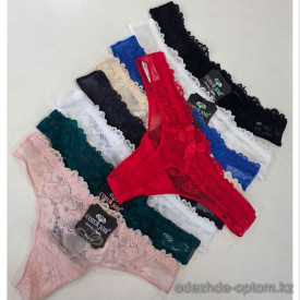 b4-2301 Coeur Joie Трусики женские кружевные стринги, S-L, 1 пачка (6 шт)