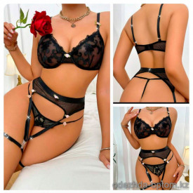 b4-2325 Комплект эротического белья, M-XL, 1 пачка (3 шт)