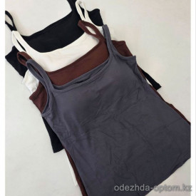 b4-890 Майка женская с чашечками на тонком поролоне, L-XL, 1 пачка (4 шт)