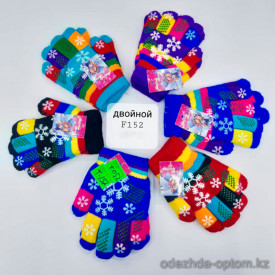 o1-f152 Детские перчатки, 4-8 лет, 1 пачка (12 пар)