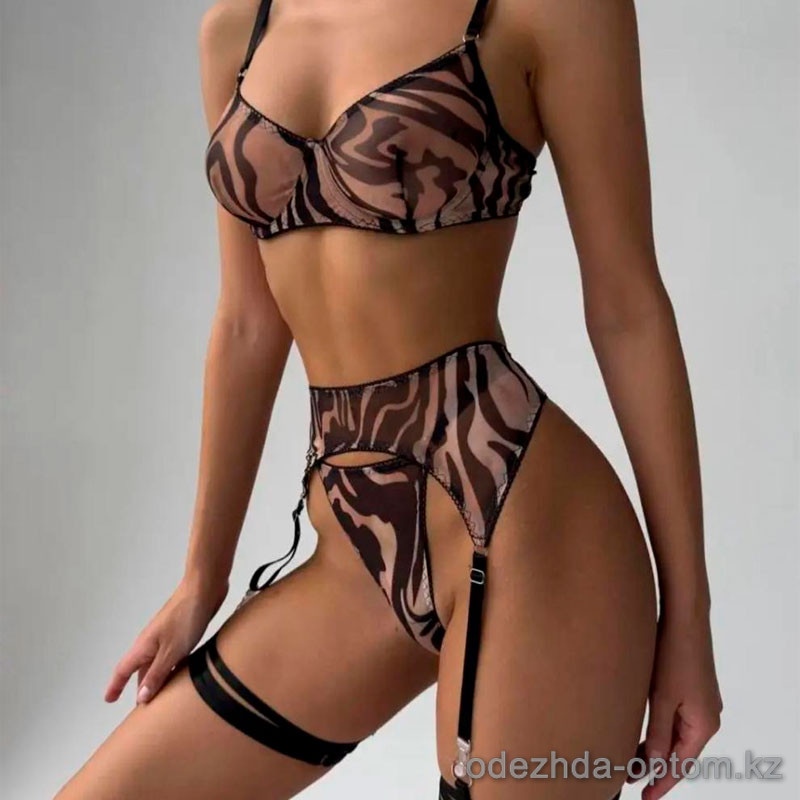 b13-1010-2 Комплект нижнего белья 3в1: бюстгальтер, трусики и пажи, S-L, 1 пачка (3 шт) b13-1010-2 Комплект нижнего белья 3в1: бюстгальтер, трусики и пажи, S-L, 1 пачка (3 шт)