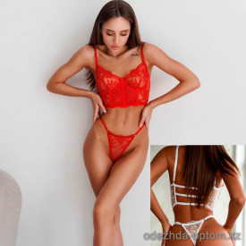 b16-5391 Комплект нижнего белья: бюстгальтер корсетный и стринги, S-L, 1 пачка (3 шт) b16-5391 Комплект нижнего белья: бюстгальтер корсетный и стринги, S-L, 1 пачка (3 шт)
