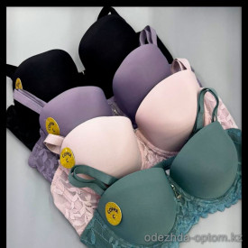 b5-713 Бюстгальтер кружевной на тонком поролоне, чашка С, 1 пачка (6 шт) b5-713 Бюстгальтер кружевной на тонком поролоне, чашка С, 1 пачка (6 шт)