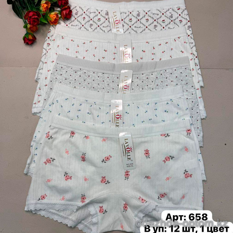 b6-658-3 Lavolle Трусики женские шортики, M-XL, 1 пачка (12 шт) b6-658-3 Lavolle Трусики женские шортики, M-XL, 1 пачка (12 шт)