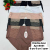 b6-9051 Orietta Avec Трусики женские на высокой посадке, большие размеры, XL-4XL, 1 пачка (6 шт)
