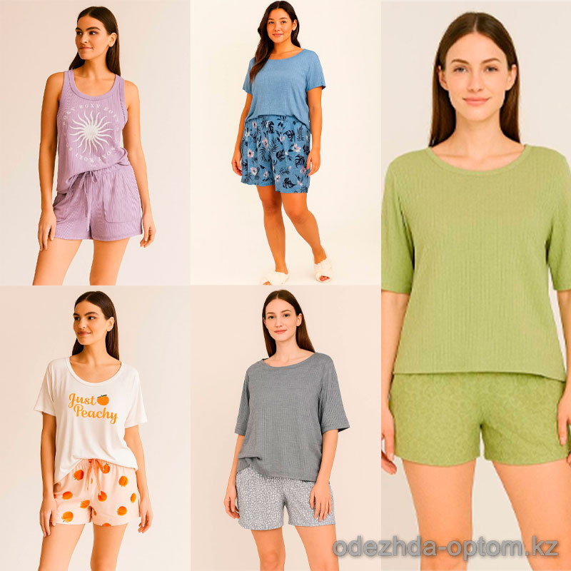 b15-7485 Комплект женской пижамы: майка и шортики, 42-50, 1 пачка (3 шт) b15-7485 Комплект женской пижамы: майка и шортики, 42-50, 1 пачка (3 шт)