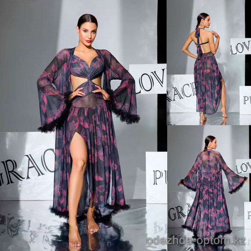 b16-1158 Сорочка женская в комплекте с халатом, S-L, 1 пачка (3 шт) b16-1158 Сорочка женская в комплекте с халатом, S-L, 1 пачка (3 шт)