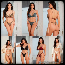 b5-1286 Комплект нижнего белья: бюстгальтер и стринги, S-L, 1 пачка (3 шт) b5-1286 Комплект нижнего белья: бюстгальтер и стринги, S-L, 1 пачка (3 шт)