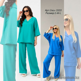 z2-3333 Пляжный женский костюм, S-L, 1 пачка (3 шт)