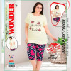 e1-bk2062 Miss WONDER Life Комплект домашней одежды для полных дам, стандарт, cotton, 1 пачка (4 шт)