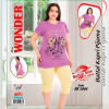 e1-bk2066 Miss WONDER Life Комплект домашней одежды для полных дам, стандарт, cotton, 1 пачка (4 шт)