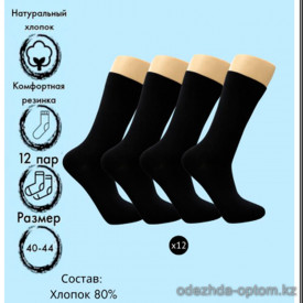 k4-VN2260-1 Vinconte Носки мужские, 40-44, 1 пачка (12 пар)