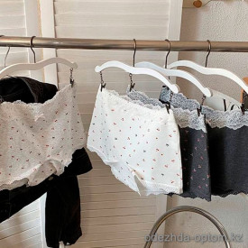 b16-10-3 Трусики женские трикотажные с кружевной резинкой, M-L, 1 пачка (6 шт) b16-10-3 Трусики женские трикотажные с кружевной резинкой, M-L, 1 пачка (6 шт)