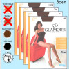 k4-GLAMOUR Колготки женские капроновые, S-XL, 8 ден, 1 пачка (12 шт)