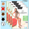 k4-GLAMOUR-1 Колготки женские капроновые, S-XL, 15 ден, 1 пачка (12 шт)