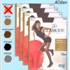 k4-GLAMOUR-4 Колготки женские капроновые, S-XL, 40 ден, 1 пачка (12 шт)