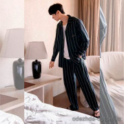 b15-0119-1 Комплект мужской пижамы: рубашка и штаны, L-3XL, 1 пачка (4 шт)