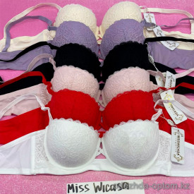 b6-0699 Miss Wicasa Бюстгальтер анжелика пуш-ап, чашка B, 1 пачка (3 шт)