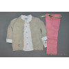 d4-2032 Детский костюм на девочку: кофта, брюки, рубашка, 1-4 года, 1 пачка (4 шт)