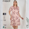 b4-13601 Cotpark Платье женское домашнее, большие размеры, XL-4XL, 1 пачка (4 шт)