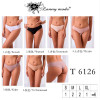 b4-T6126 Lanny Mode Трусики женские однотонные, S-XL, 1 пачка (6 шт)