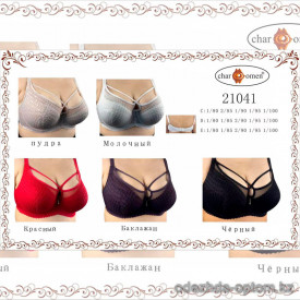 b8-21041 CharmWomen Бюстгальтер кружевной, 1 пачка (6 шт)