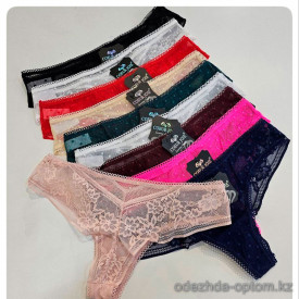b4-2271 Coeur Joie Трусики женские кружевные стринги, S-XL, 1 пачка (6 шт)