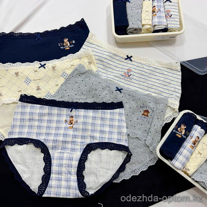 b16-1182 Комплект женских трусиков: пятерка, M-XL, 1 пачка (15 шт) b16-1182 Комплект женских трусиков: пятерка, M-XL, 1 пачка (15 шт)