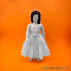 d1-3200 Платье детское с длинным рукавом, 3-7 лет, 1 пачка (5 шт)