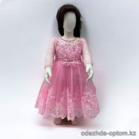 d1-3200-1 Платье детское с длинным рукавом, 3-7 лет, 1 пачка (5 шт)