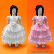 d1-3218 Платье детское с кружевом, 3-7 лет, 1 пачка (5 шт)