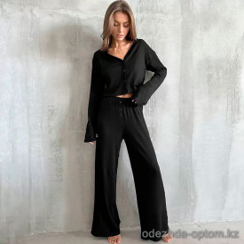 b15-8009-1 Комплект женской пижамы: кофта и штаны, S-L, 1 пачка (3 шт) b15-8009-1 Комплект женской пижамы: кофта и штаны, S-L, 1 пачка (3 шт)