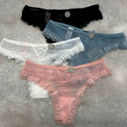 b13-710 Трусики женские стринги, размер M, 1 пачка (8 шт)