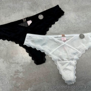 b13-764 Трусики женские стринги, размер M, 1 пачка (6 шт)