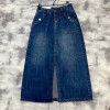 j3-0617 Юбка женская джинсовая с разрезом, S-XL, 1 пачка (4 шт)