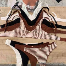 b13-5628 Комплект нижнего белья: бюстгальтер и трусики, M-XL, 1 пачка (3 шт)