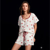 b15-1492-1 Комплект женской одежды для сна: кофта и шорты, M-XL, 1 пачка (3 шт)