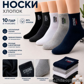 n5-A022-4 Носки мужские, 41-47, 1 пачка (10 пар)