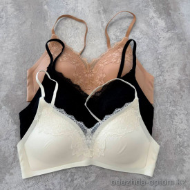 b13-C66 Бюстгальтер на тонком поролоне, M-XL, 1 пачка (3 шт)