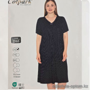 b4-12165 Cotpark Платье домашнее для крупных дам, 6XL-8XL, 1 пачка (3 шт)