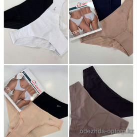 b4-20343 Трусики женские однотонные, M-XL, 1 пачка (24 шт)