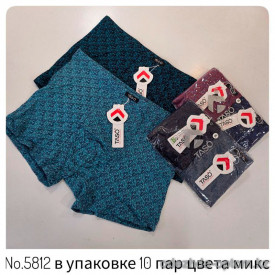 b4-5812 Taso Мужские боксеры, XL-4XL, 1 пачка (10 шт)